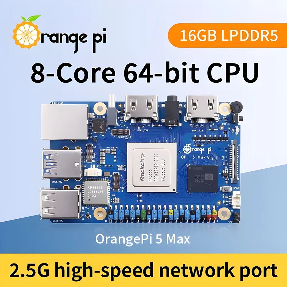 Produk Terlaris: Orange Pi 5 M - Orange Pi 5 Max Rk3588 ulasan dan harga