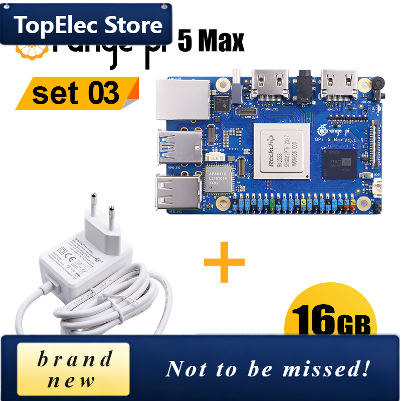 TopElec OrangePi 5 Max 16GB De - Orange Pi 5 Max Rk3588 ulasan dan harga