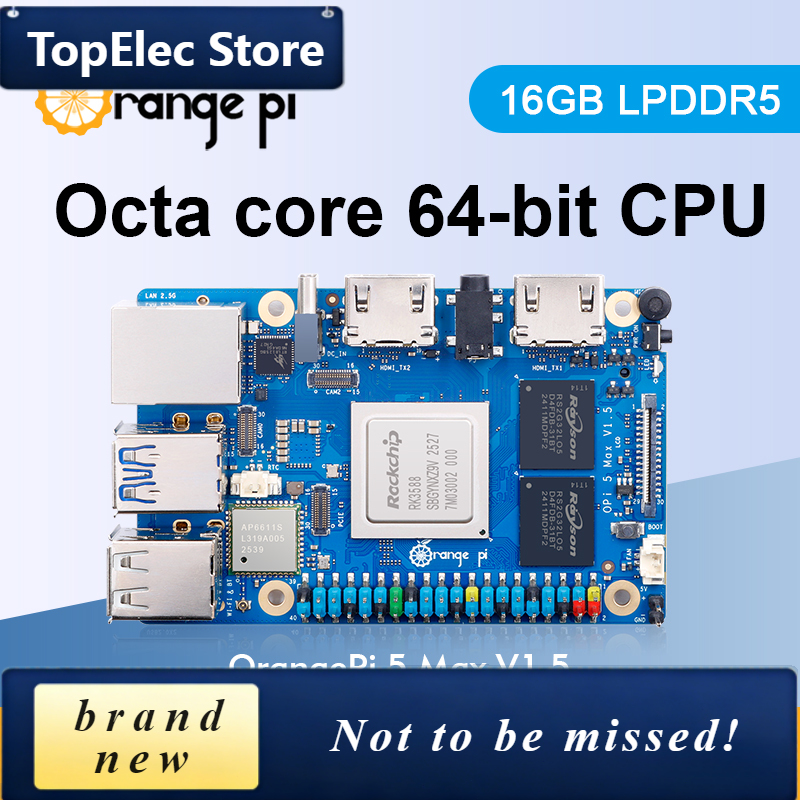 TopElec Orange Pi 5 Max 16GB V - Orange Pi 5 Max Rk3588 ulasan dan harga